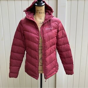 Eddie Bauer women's puffer jacket red small